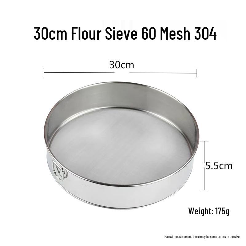 Stainless Steel Fine Mesh Flour and Sugar Sifter Tool