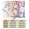 Sameko Saba X Gawr Gura Blanket Multiple Sizes Super Soft and Warm  Throw Blankets for Sofa Couch and Bed