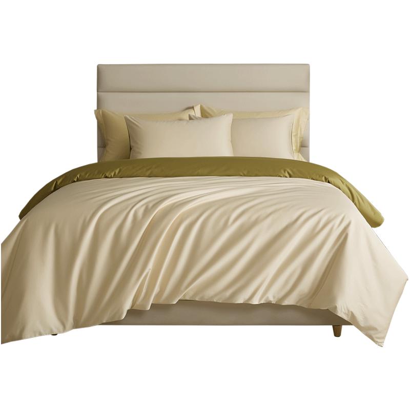 MIDO HOUSE 100-Thread Count Long-Staple Cotton Sateen Bedding Set
