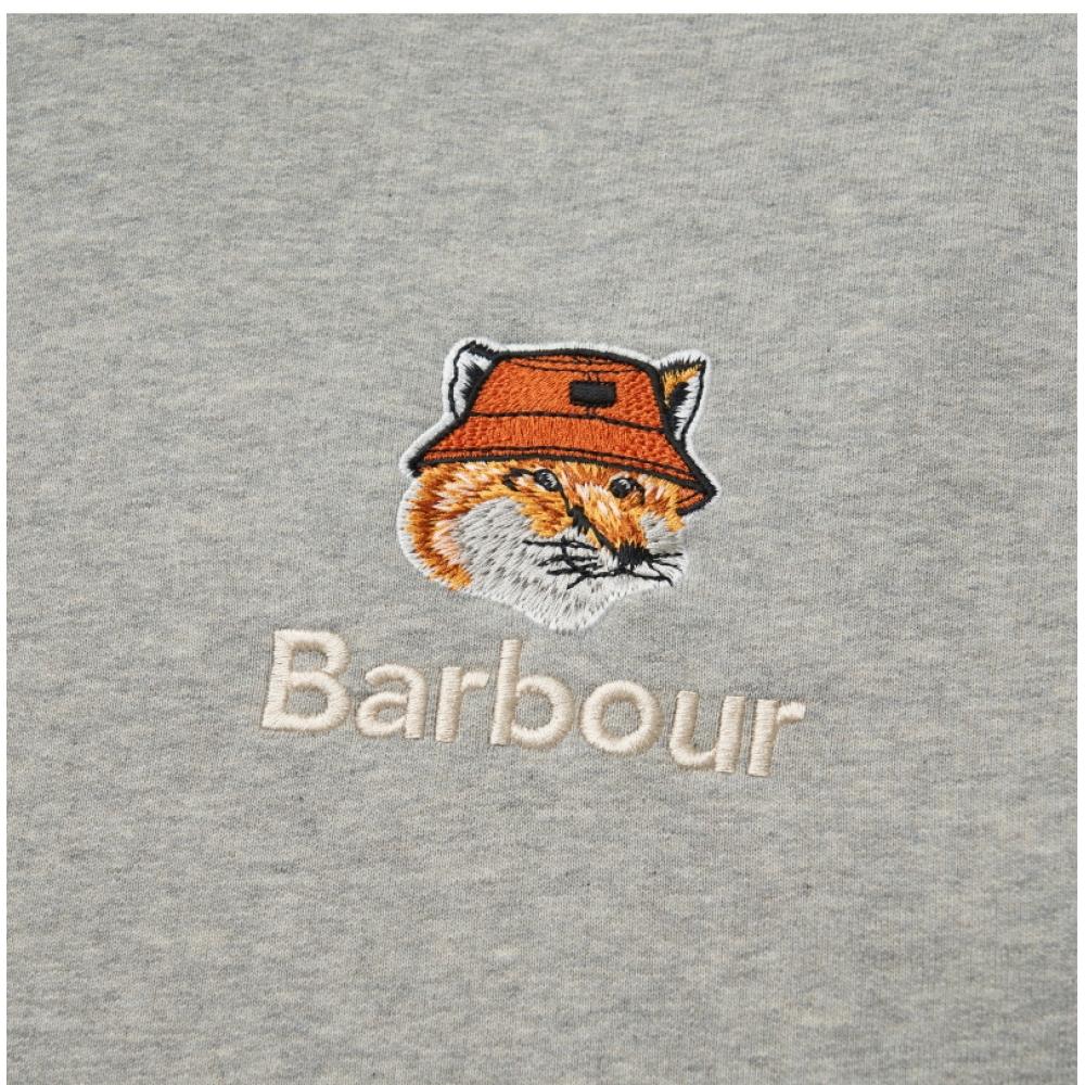 Barbour Mol0569 Mol Gy52 Barber X MaiSon KitSune foX Head Men S Hoodie