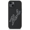Karl Lagerfeld Klhcp15S3Drksdlk Iphone   15 6.1 Czarny/Black Hardcase 3D Rubber Signature