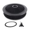 RASTP-14" x 3" Round Super Flow Thru Air Cleaner Filter Washable For 5-1/8 Carb Neck OFI149