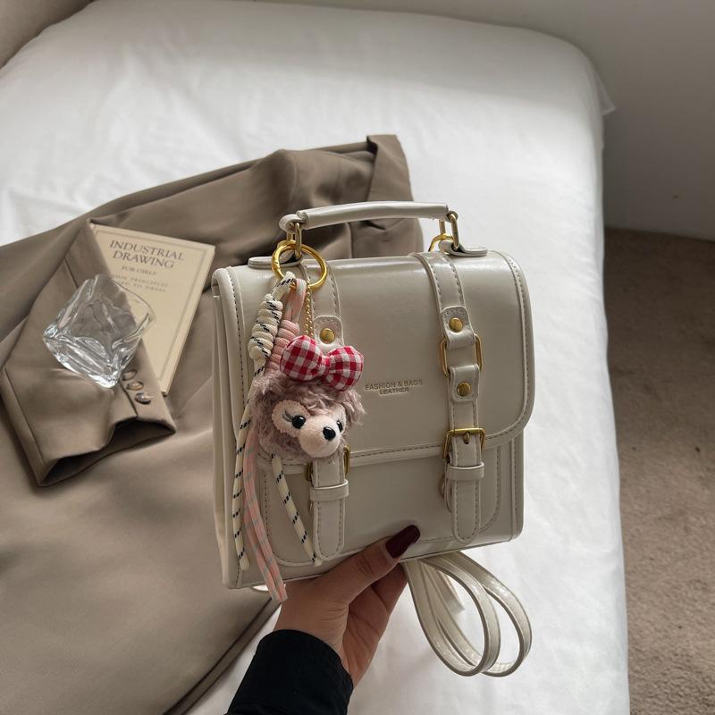 College Style Hand Carry Small Schoolbag 2025 New Trend Foreign Style Shoulder Bag Going Out Light Travel Backpack Women