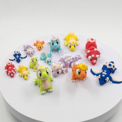 Cute Design Dinosaur Figure 3D Printed Desktop Figure New Dinosaur Mini Statue  Home Decoration