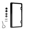 Universal UV License Plate Cover Holder Durable Matte License Plate Frame Easy To Install Stylish Car Tags For Car Tags