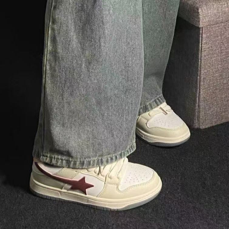 Original star trailing board shoes, new ins trendy shoes, small people increase in height, thick soles, and regular models in all seasons explode