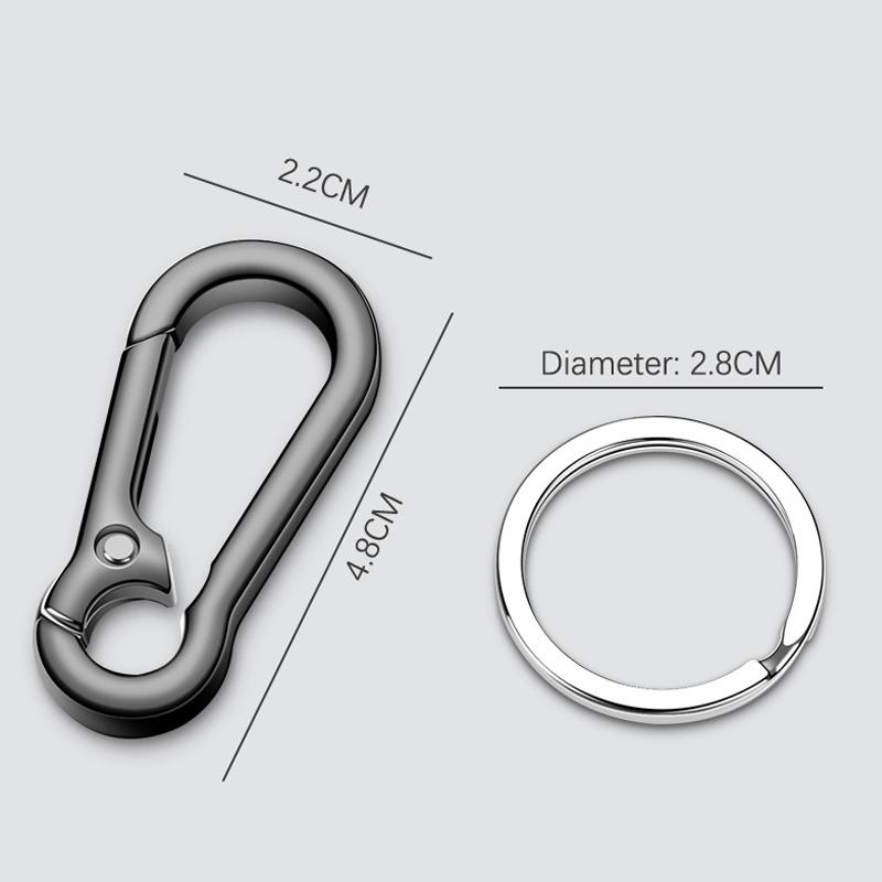 Bărbați din oțel inoxidabil cataramă tărtăcuță cățărare breloc pentru centură clemă anti-pierdere cataramă agățat breloc pentru mașină decorare