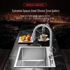 Lantuan Stainless Steel Brushed Kitchen Sink Set