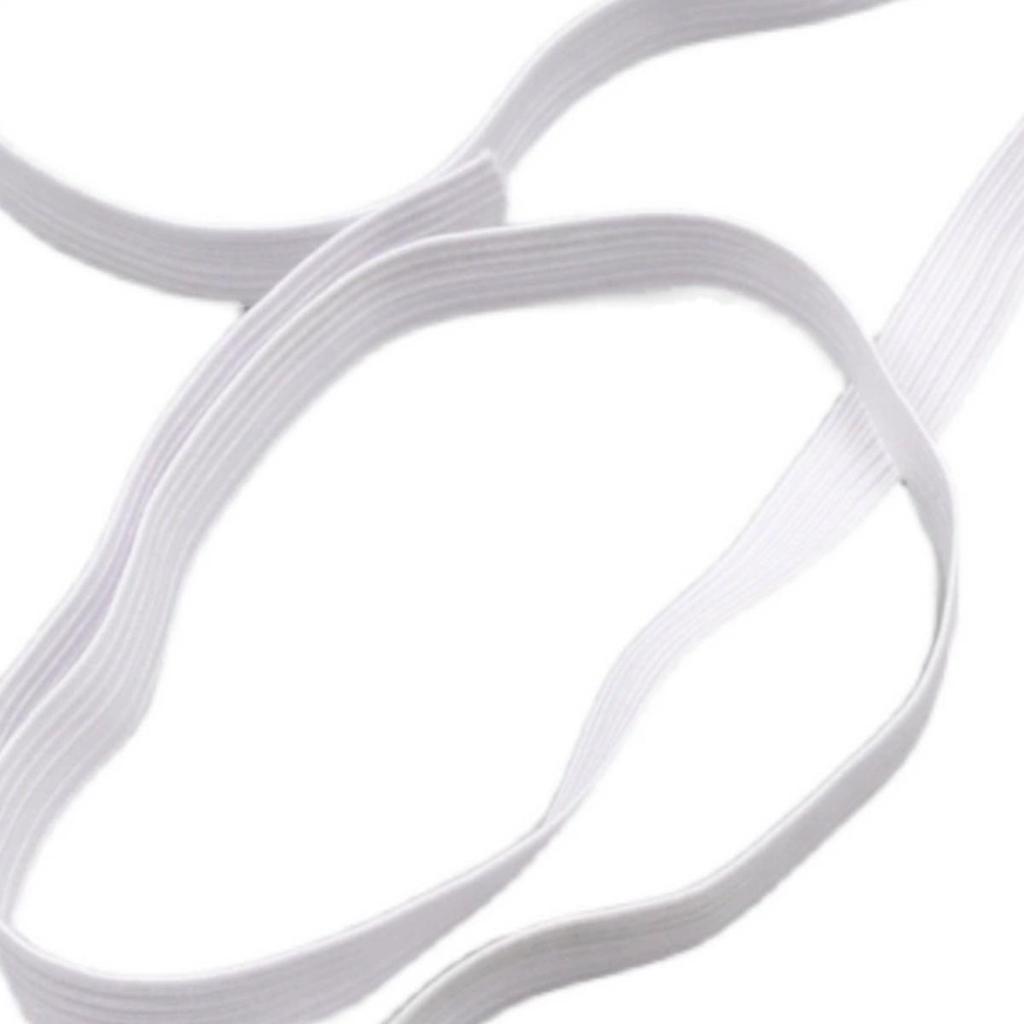 Flat Elastic Scrunchie Band 6-8-10MM DIY Hair Tie Material