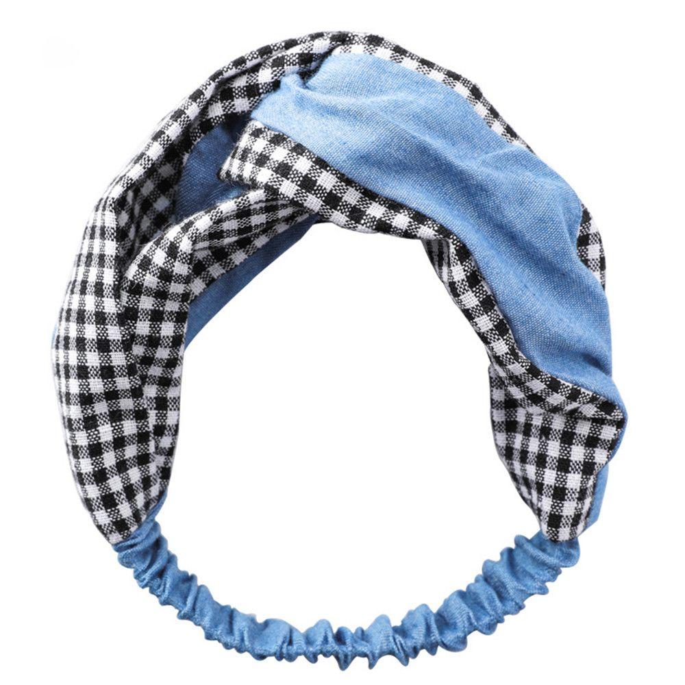 Multi-color Knotted Yoga Floral Turban Women Headband Elastic Hairband Headwrap