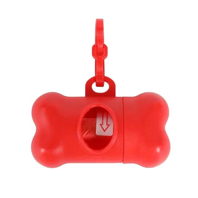 

Pet Poop Bag Solid Color Printed Pet Garbage Cleaning Poop Bag Walking Dog Portable Toilet Dog Supplies Poop Set