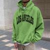 Heren losvallende hoodie met print