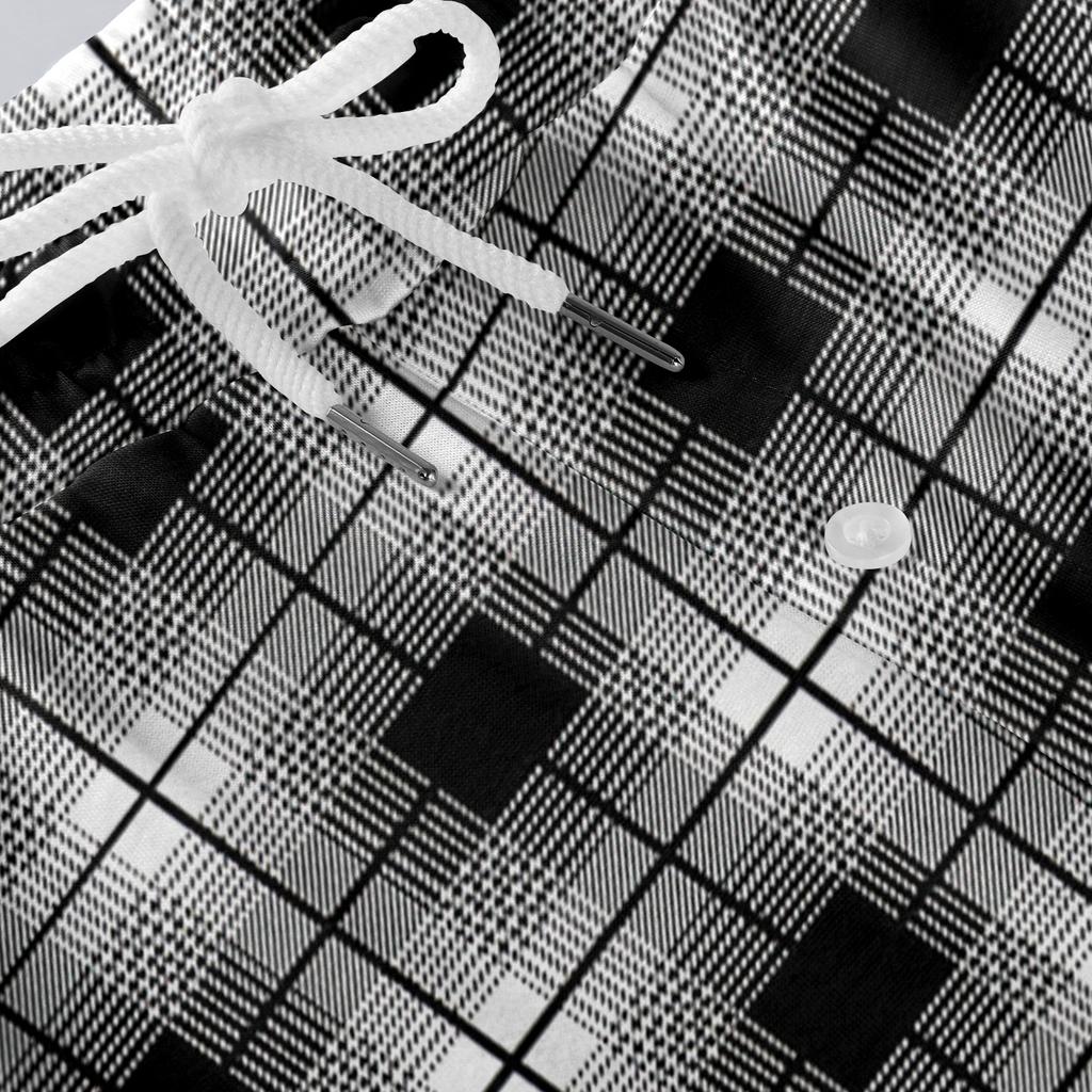 Men's Drawstring Pocket Cuffed Casual Pants Home Sleep Pants