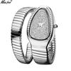 MISSFOX Women's European & American INS Style Snakehead Watch – Unique, Fashionable, Snake-Shaped Design