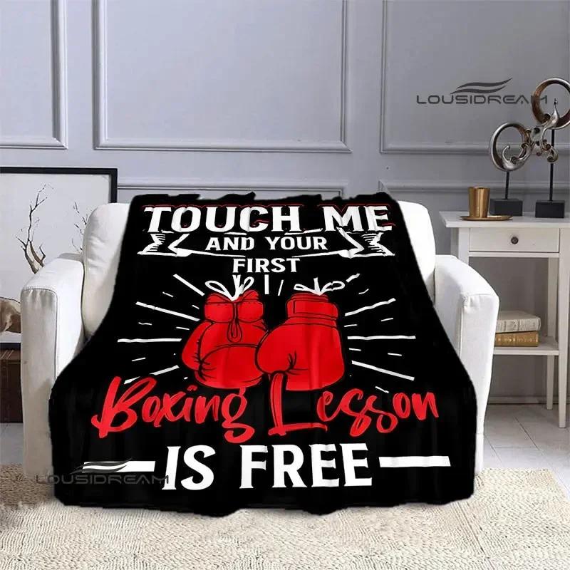 3D Boxing Printing Blanket blankets for beds Flange Warm blanket Home travel blankets bed linings birthday gift