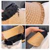 UV Protection Empty Top Straw Hat Woven Straw Folding Sunshade Hat Sunscreen Hat  Beach Vacation