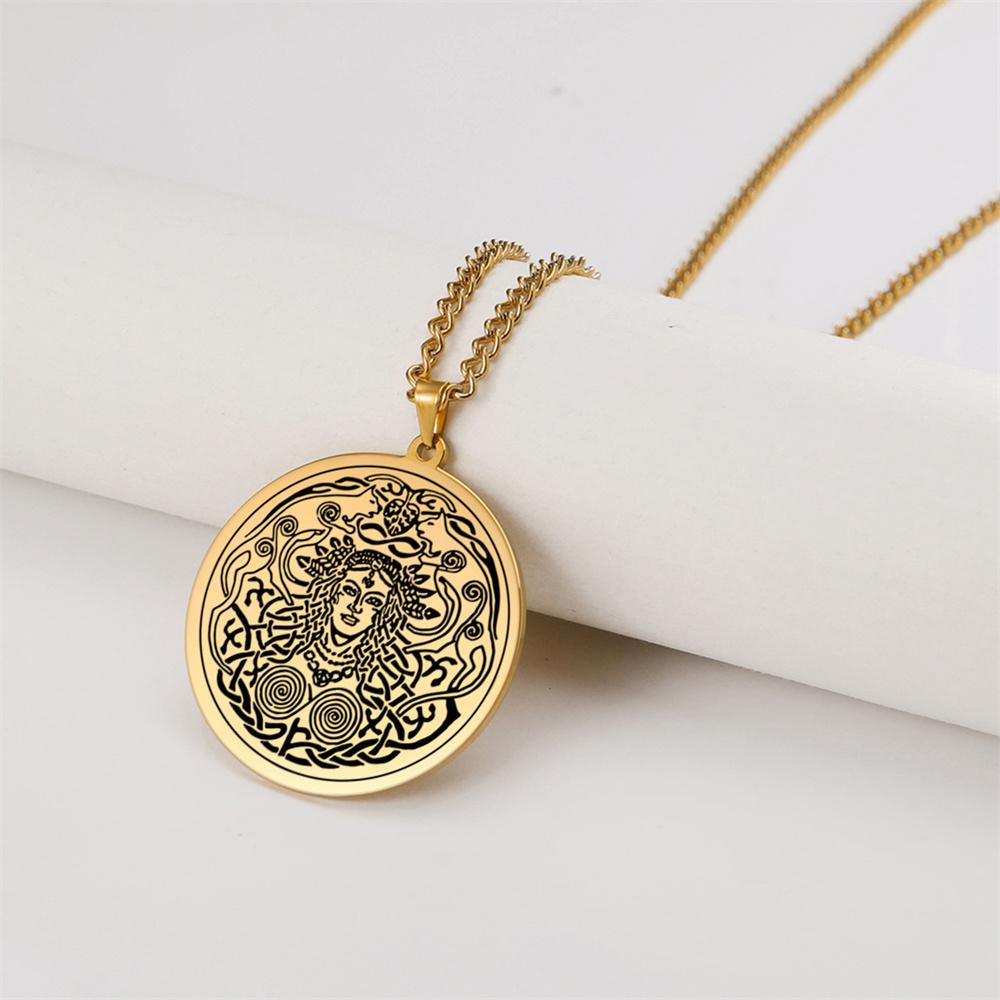 Dainty Norse Mythology Freyja Goddess Pendant Necklace Associated Love Sex Beauty Fertility Talisman Necklaces Jewelry