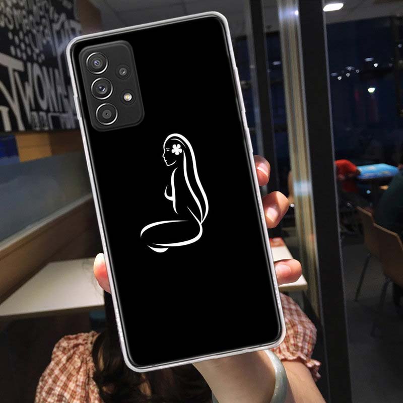 

H-Hinano Девушка Таити Чехол для телефона на пляж Для Samsung A15 A25 A35 A55 A16 A26 A36 A56 Galaxy A12 A22 A32 A52S A05S A02S A72 A42 A6 A Samsung A90 5G