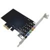 PCI-E 5.1 Sound Card Computer PCIE 5.1 Channel 3D Audio 6 Channels 3D Games Music Digital Sound Card PCI Express 5.1 CH 24Bit