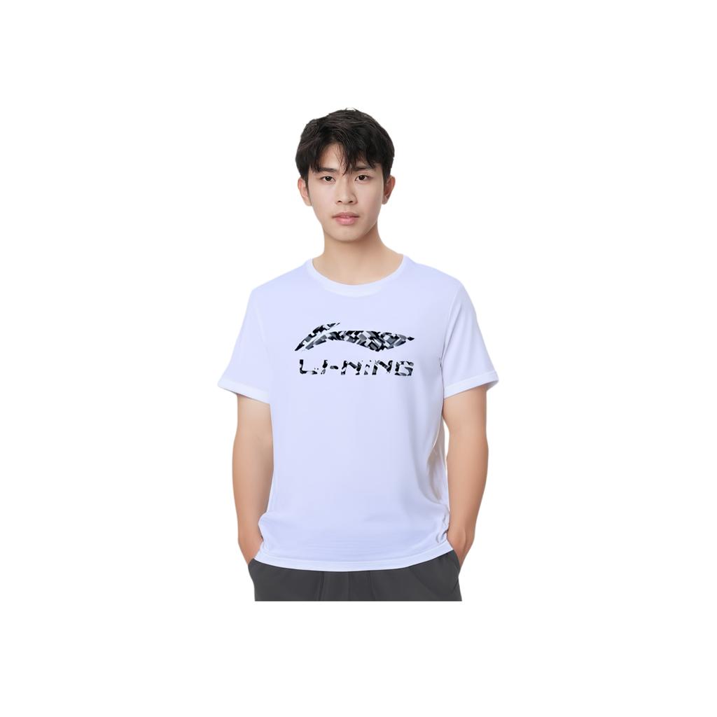 Li Ning Football Series Casual Versatile Comfortable Breathable Short Sleeve T-Shirt Men Tops AHSP511-3