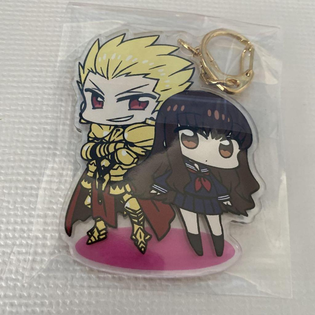 [USED] C96 CHAN×CO Fate FGO Zabiko Gilgamesh Acrylic Key Chain