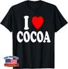 I Heart (Love) Cocoa Chocolate Lover Unisex T-Shirt