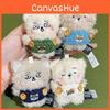 Cartoon Dress Bear Plush Keychain Pendant Girl Bag Decoration Fun Gifts Small