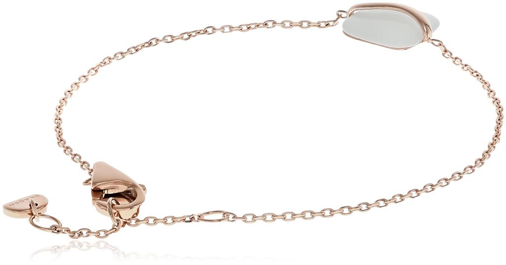 Skagen Women's SOFIE SEA GLASS White Organic Shape Station Bracelet, SKJ1815791