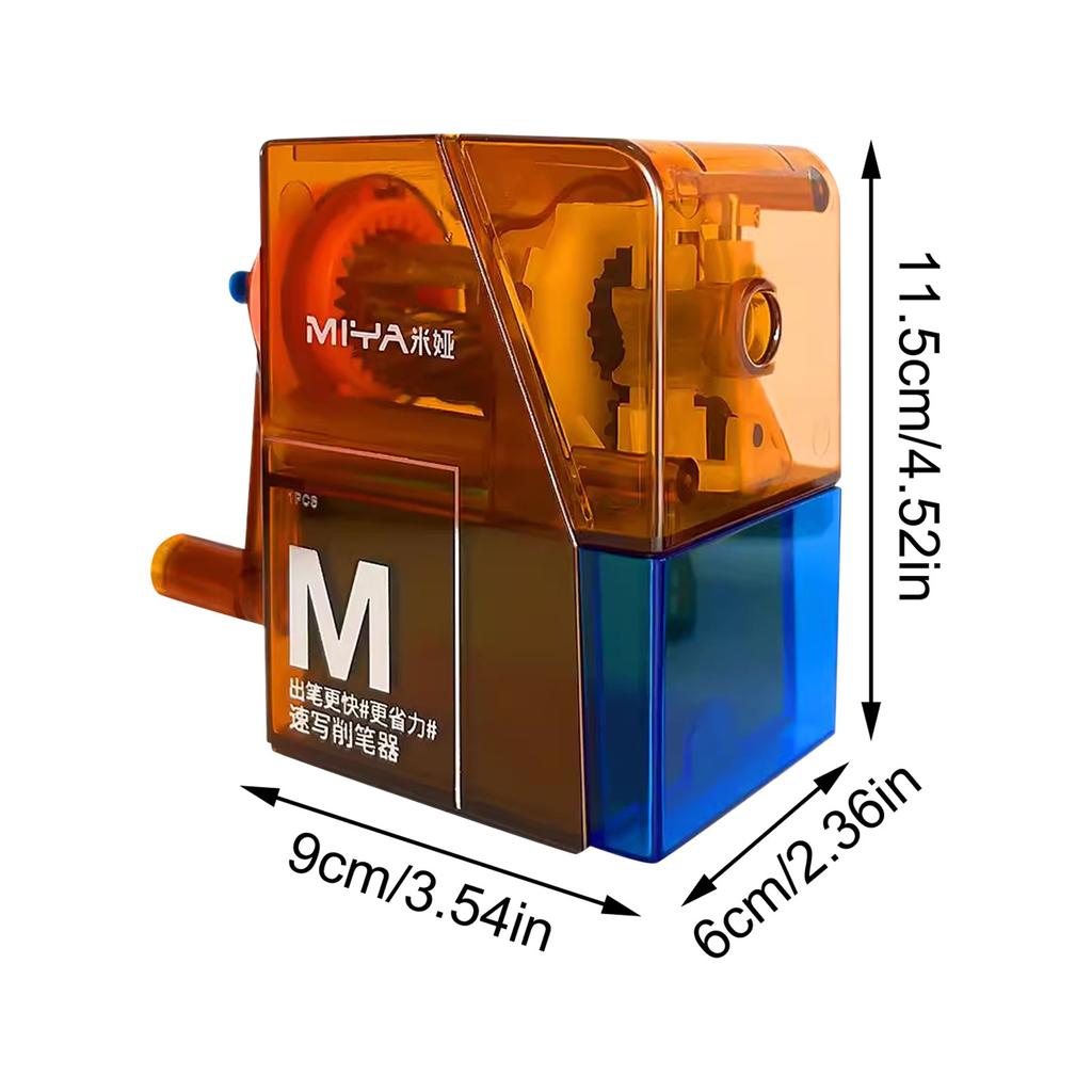 Ořezávátko na skicovací tužky, Ořezávátko na skicovací tužky, Ořezávátko specifické pro studenty umění, Ruční ořezávátko na tužky pro základní školu