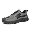 Men's Leather Casual Shoes, Labor Insurance Shoes, Wear-resistant Thick-soled Soft-soled Thermal Sneakers, Men's Shoes