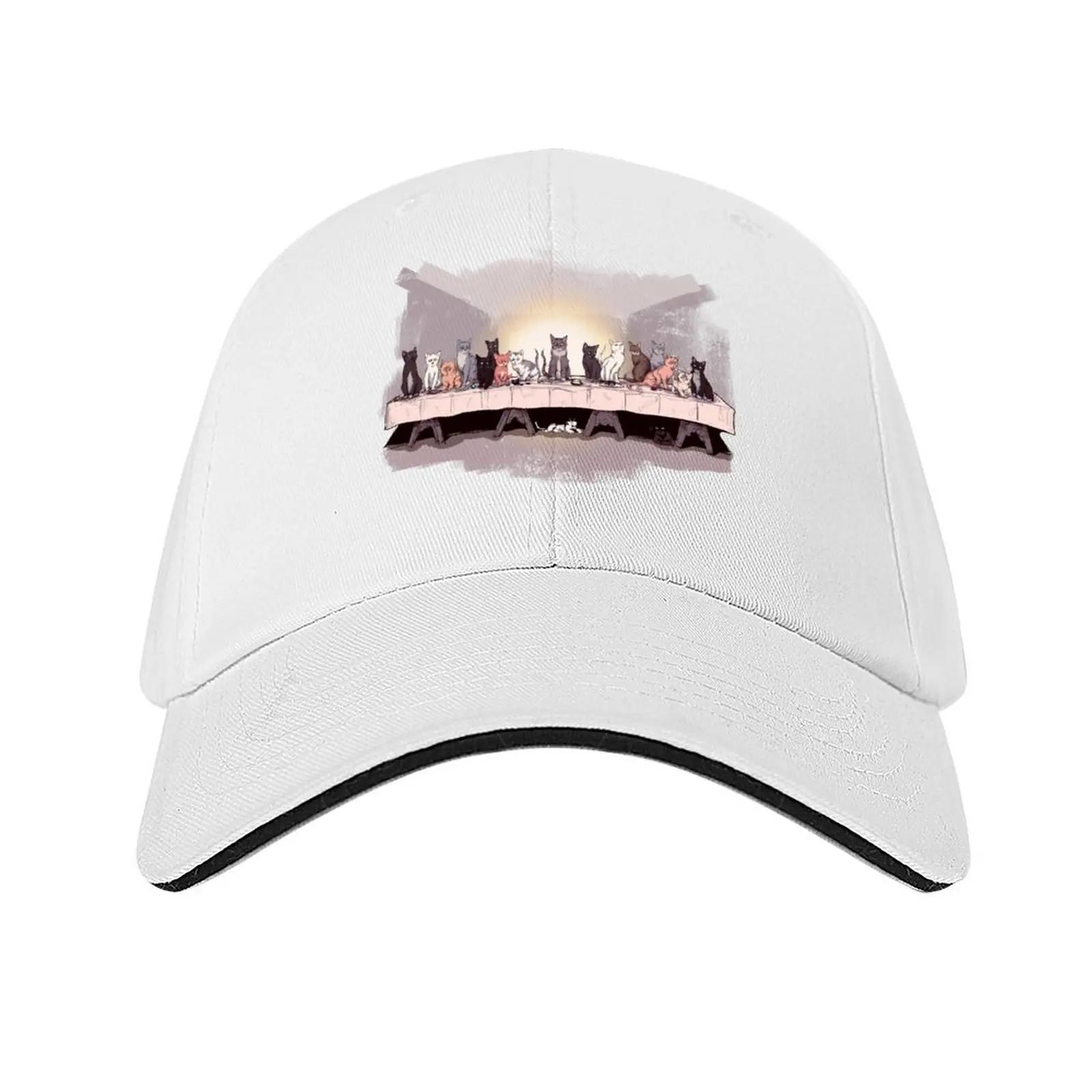 The Cat Supper Baseball Cap black Hip Hop Kids Hat dad hat Luxury Woman Men s белый