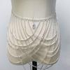 Summer Body Chain Belt Women'S Rhinestone Fringed Skirt Fashion Casual Nightclub Wear Jewelry Accessories