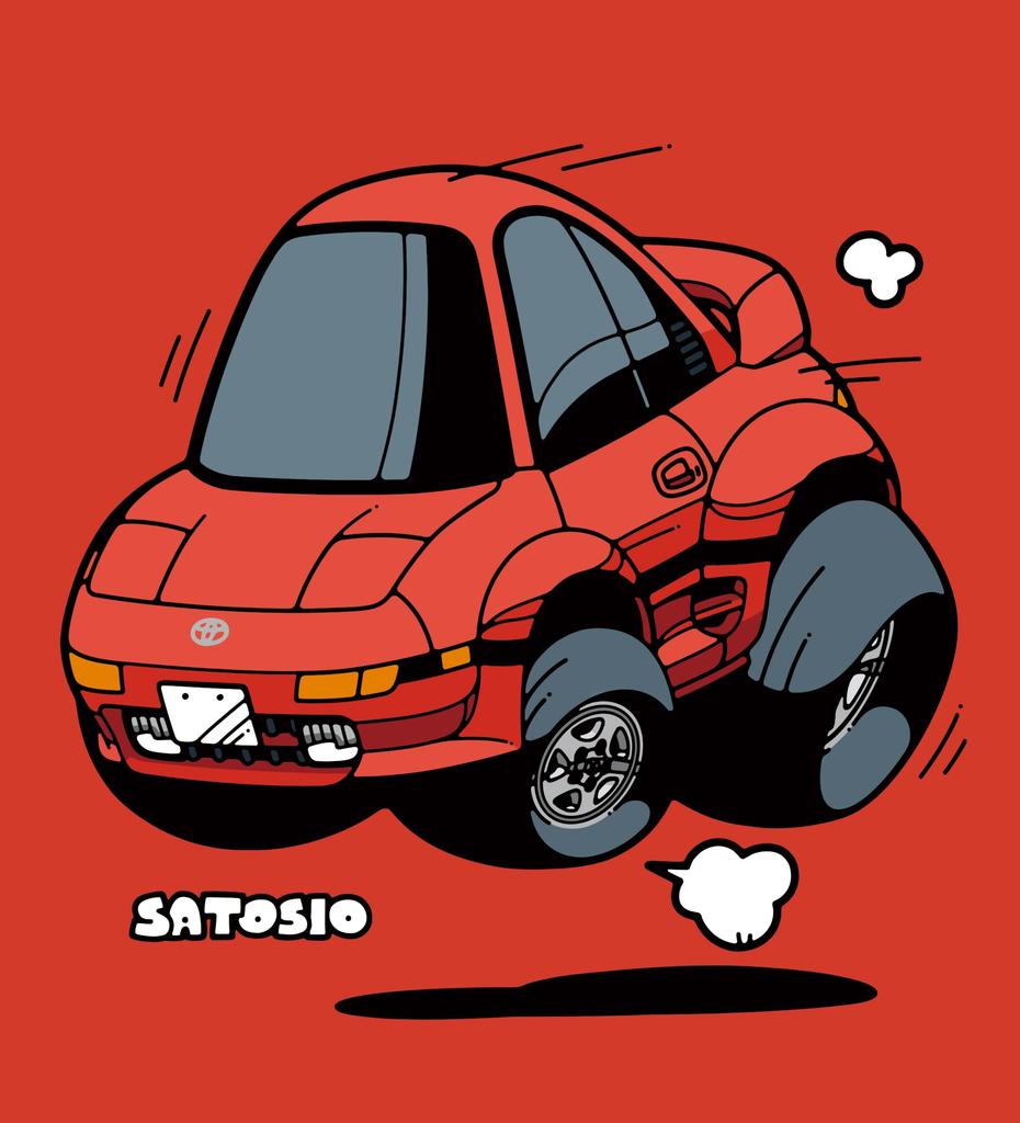 ChoroQ Toyota MR2 Red Completed Product Q's QS-13a