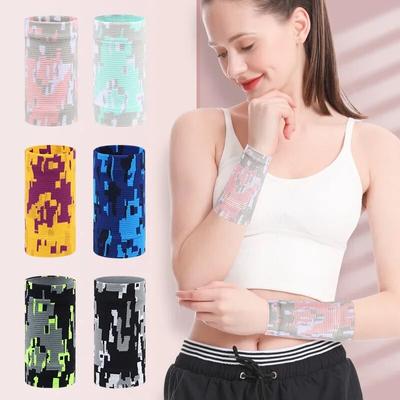 Pulsera Elástica Ajustable para Mujer Hombre Fitness Tenis Baloncesto Soporte de Muñeca Envoltura Mano Deportes Protección Compresión Banda de Muñeca