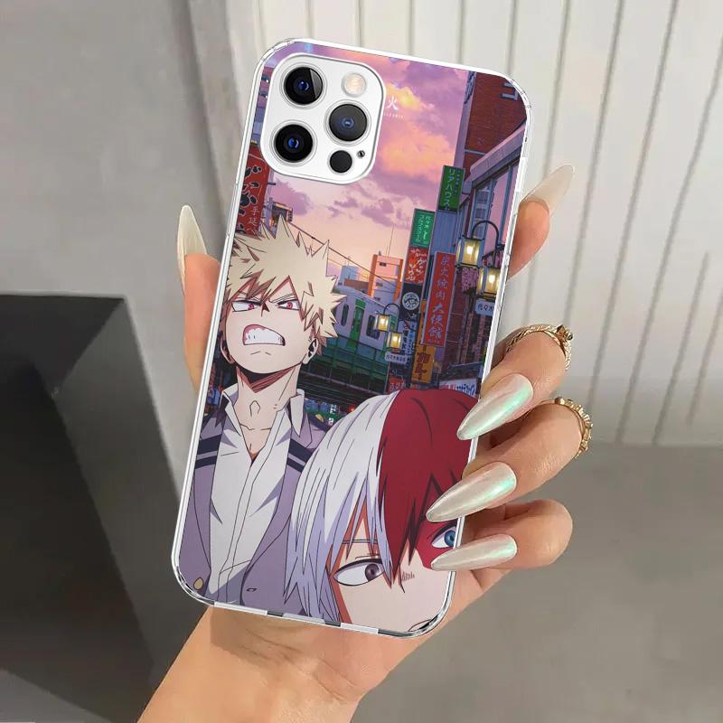 My Hero MHA Bakugou Katsuki Phone Case for Iphone 16 15 14 13 12 Mini 11 Pro Max 16E X XS XR 7 Plus 8 SE 2020 Soft Funda Print S