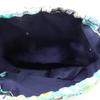 HERMES X-stamped Modernism Tropical Musardine Pouch Silk Drawstring Bag Pouch blueUsed