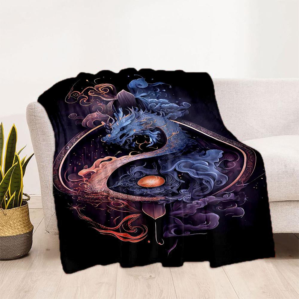 Dungeons & Dragons Blanket Ultra-Soft Great for Office Chair Couch Picnics Four Seasons Universal Modern Style Perfect Gift for Relatives and Friends