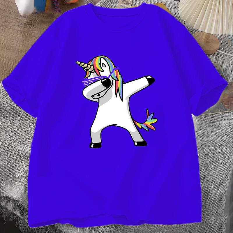 Unicorn Kawaii Unicornio 90s Women T Shirt Top Tee Shirts Female Ulzzang Harajuku Short Sleeve Hip Hop Korean Style Graphic