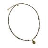 Tiger Eye & Freshwater Pearl Beaded Necklace - Autumn/Winter Style with Titanium Steel Chain