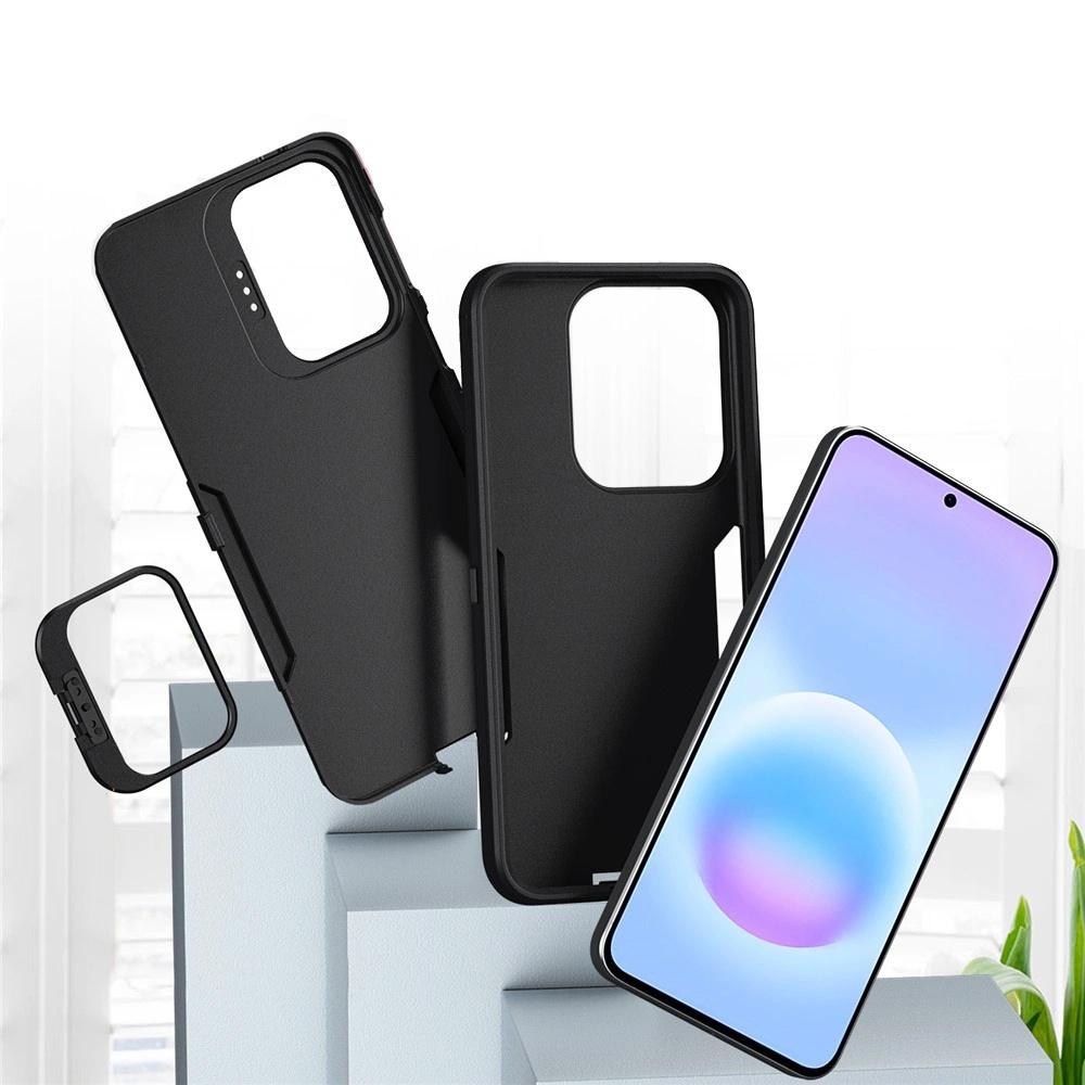 Armored Case for Samsung Galaxy A27 5G, with Stand, Black