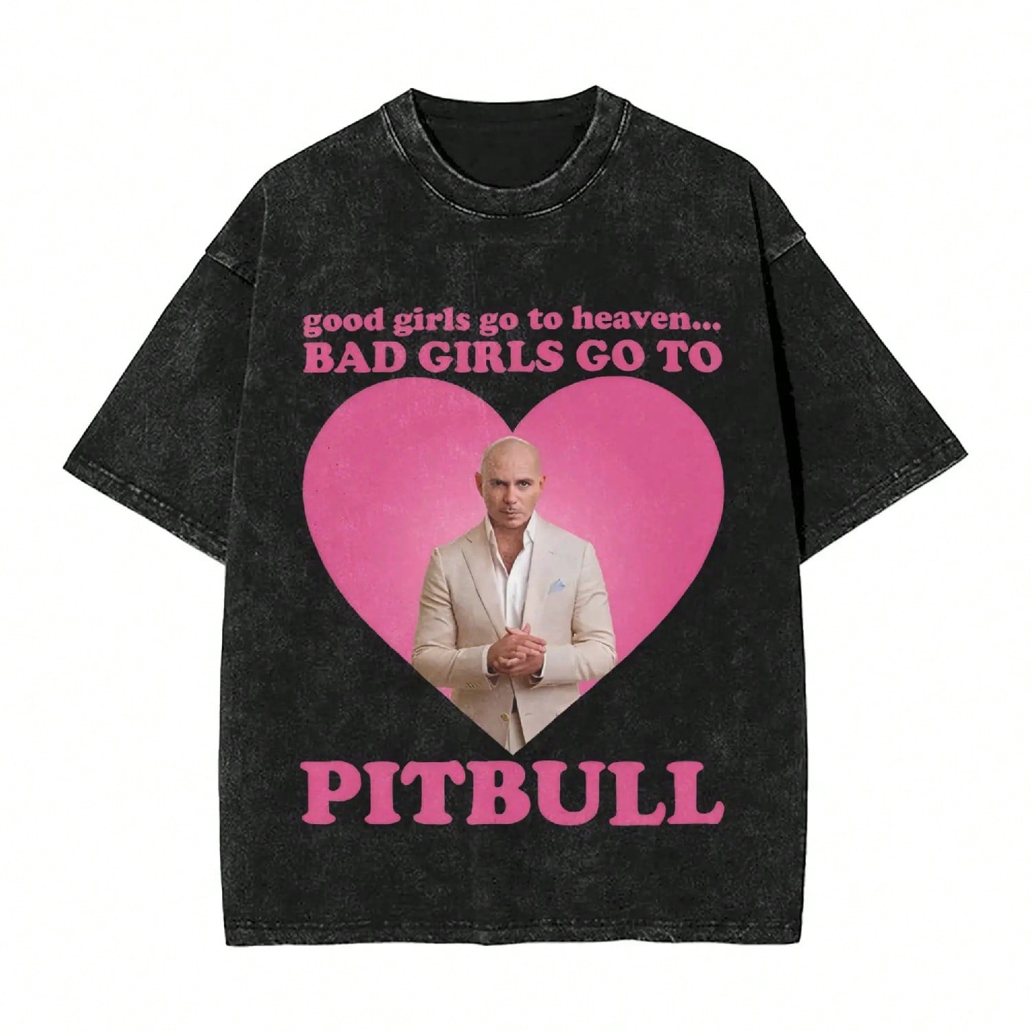 Daddys Girl Pitbull Mr Worldwide T Shirt Summer Streetwear T-Shirts Casual Fashion Tshirt For Mens Short Sleeves Pattern Tees S разноцветный