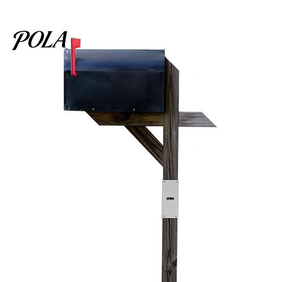 Heavy Duty Mailbox Bracket Post Extender Brackets, Fence Extension Stainless Steel Mender Tools for 4x4 Wooden Posts Slim Design