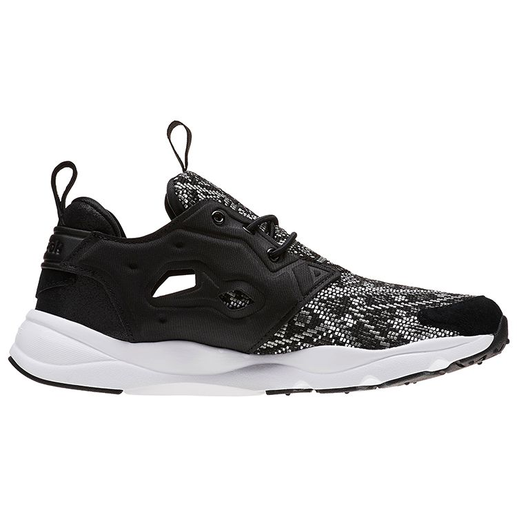 Reebok Furylite Gt Breathable Lightweight Low-Top Casual Shoes Women sneakers Black White Gray BD4461
