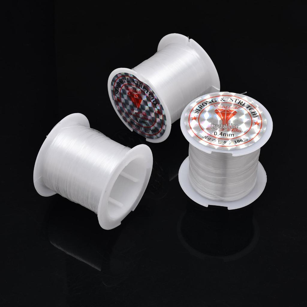 Transparentes, verschleißfestes Schmuck-Perlseil - Nicht elastisch für DIY und Handwerk