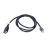 4 Pin USB Cable Adapter Male Cord Extender 102cm 40.16in Long Black ABS Replacement for Nissan Teana