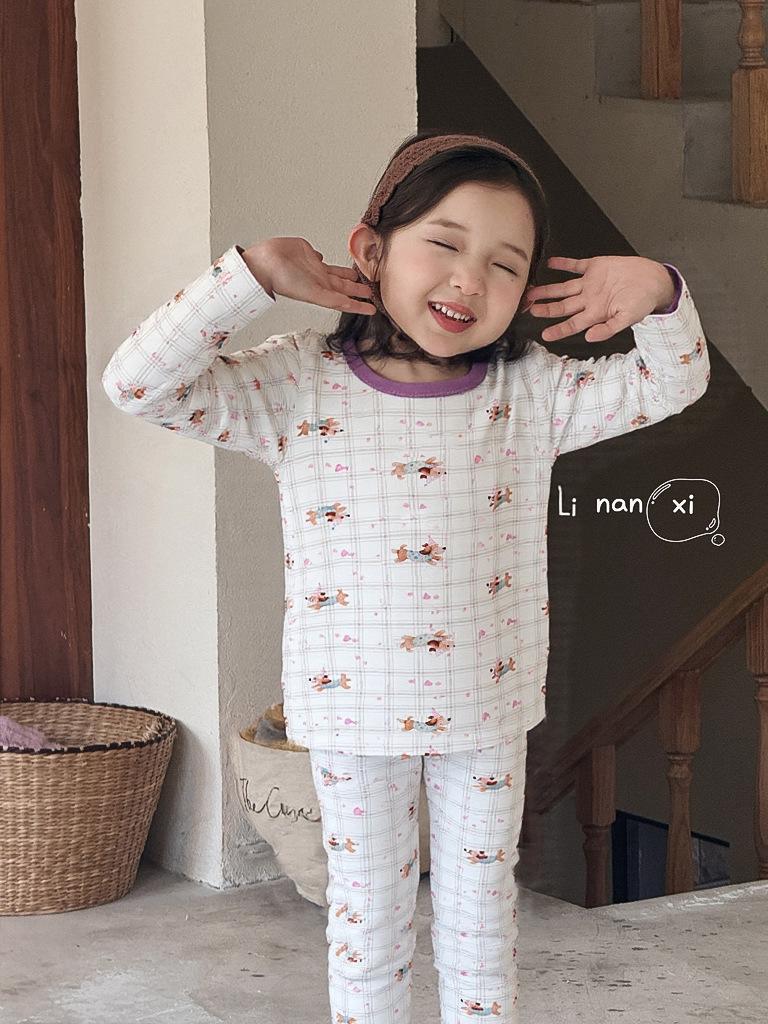 

88273 Kids Wool Lycra Autumn/Winter Pajama Set 2025 - Boys Long Sleeve Homewear 100 cm