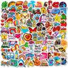 200 Hand-Painted Illustration Stickers European And American Style Series Graffiti Stickers Children'S Stickers