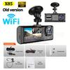 3 Channel Car Dvr 1080P Dash Cam for Car WIFI APP Control Front and Rear View Recorder Video Car Camera for Car Assecories