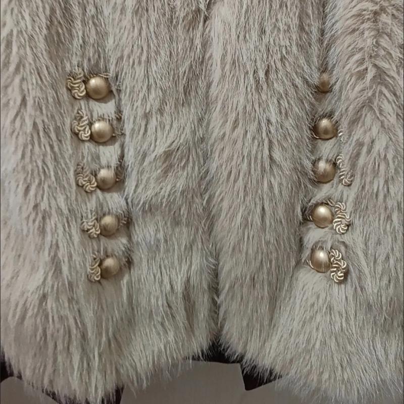 Luxury Faux Fur Coat Women Winter Warm Jacket High Quality Fashionable Outerwear Elegant  Coat
