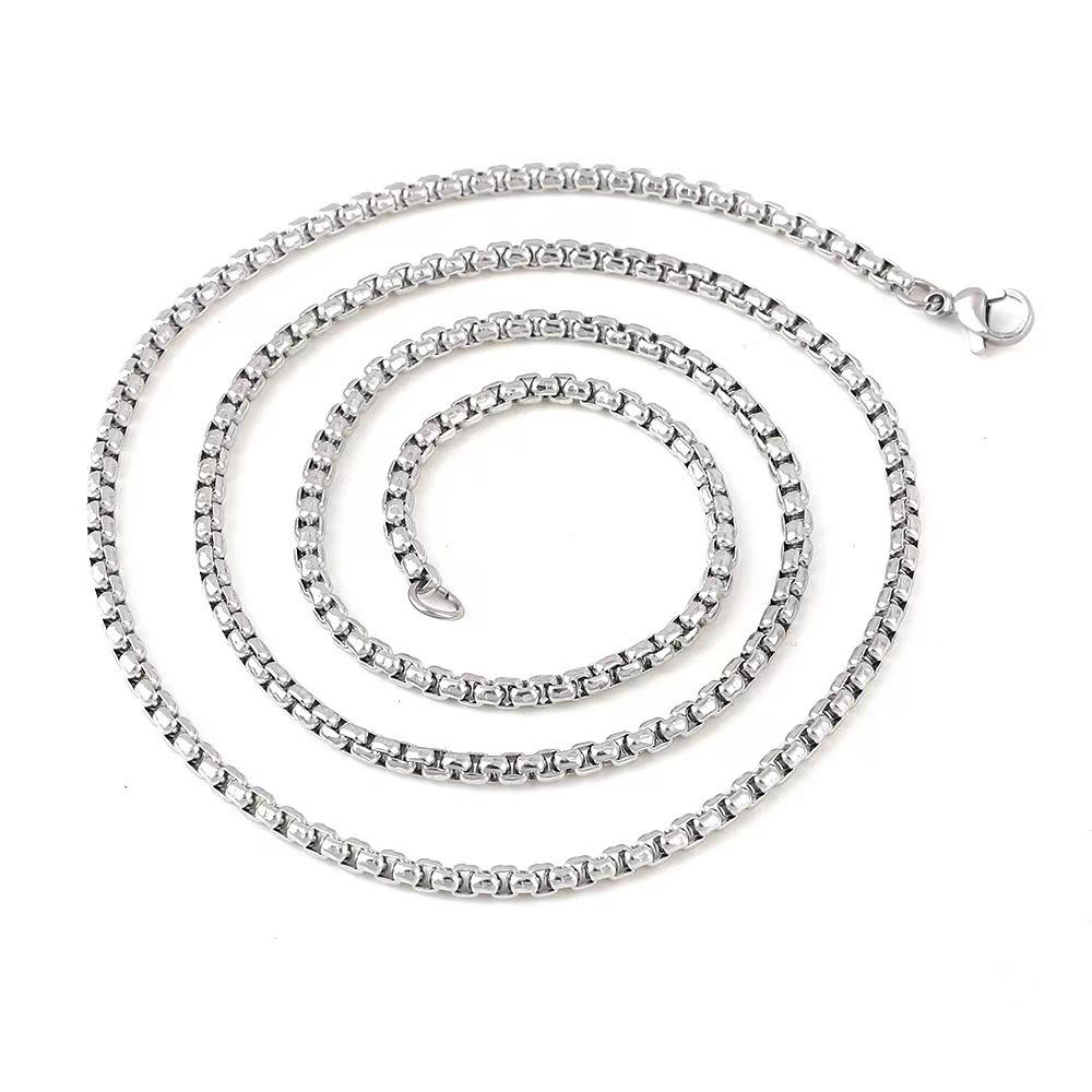 Rotatable Retro Thai Silver Six-Character Mantra Necklace: Unisex Oxidized Pendant Sweater Chain